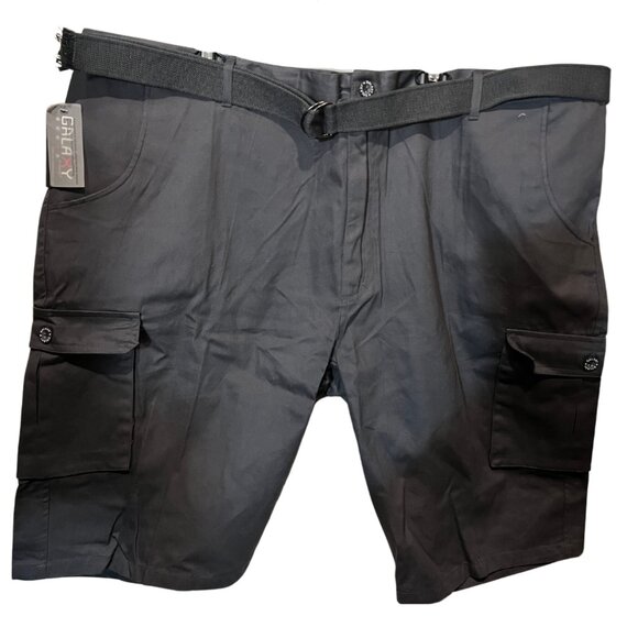 NEW- Galaxy by Harvic Men's Gray Cargo Shorts Size 48 - Picture 4 of 4